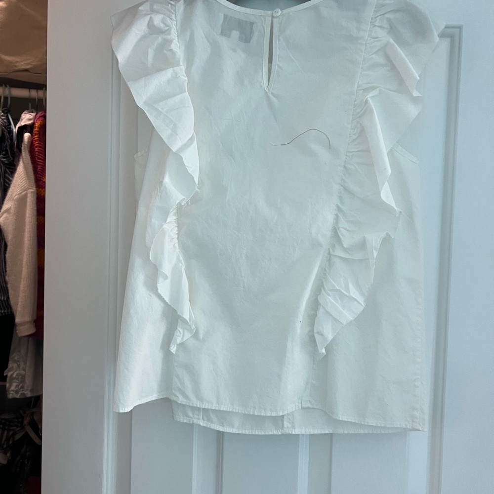 Current Elliot White Ruffle Too - Picture 2 of 3